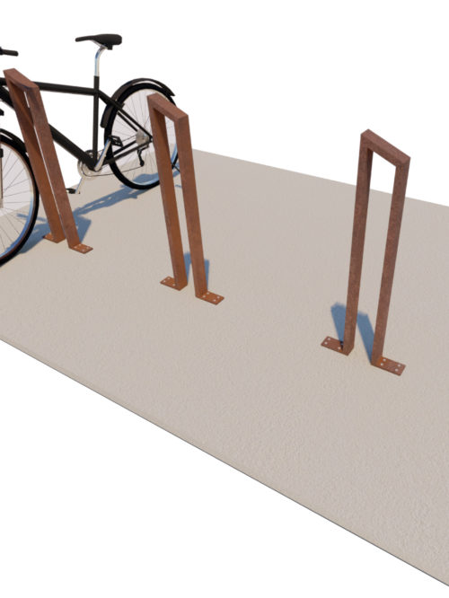 Dots Folded Bollard Cycle Rack A