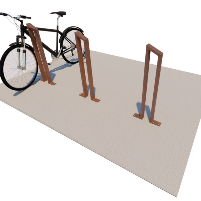 Dots Folded Bollard Cycle Rack A