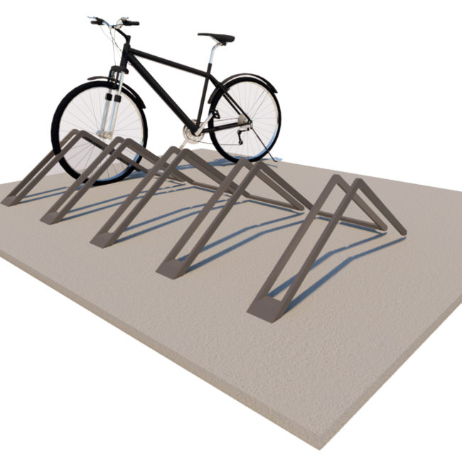 Dots Folded Bollard Bicycle Rack D