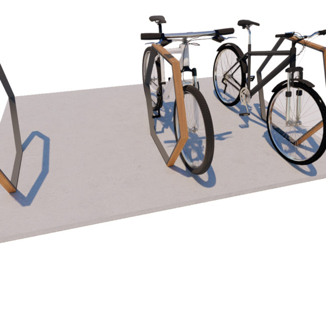 Hex Box Bicycle Rack