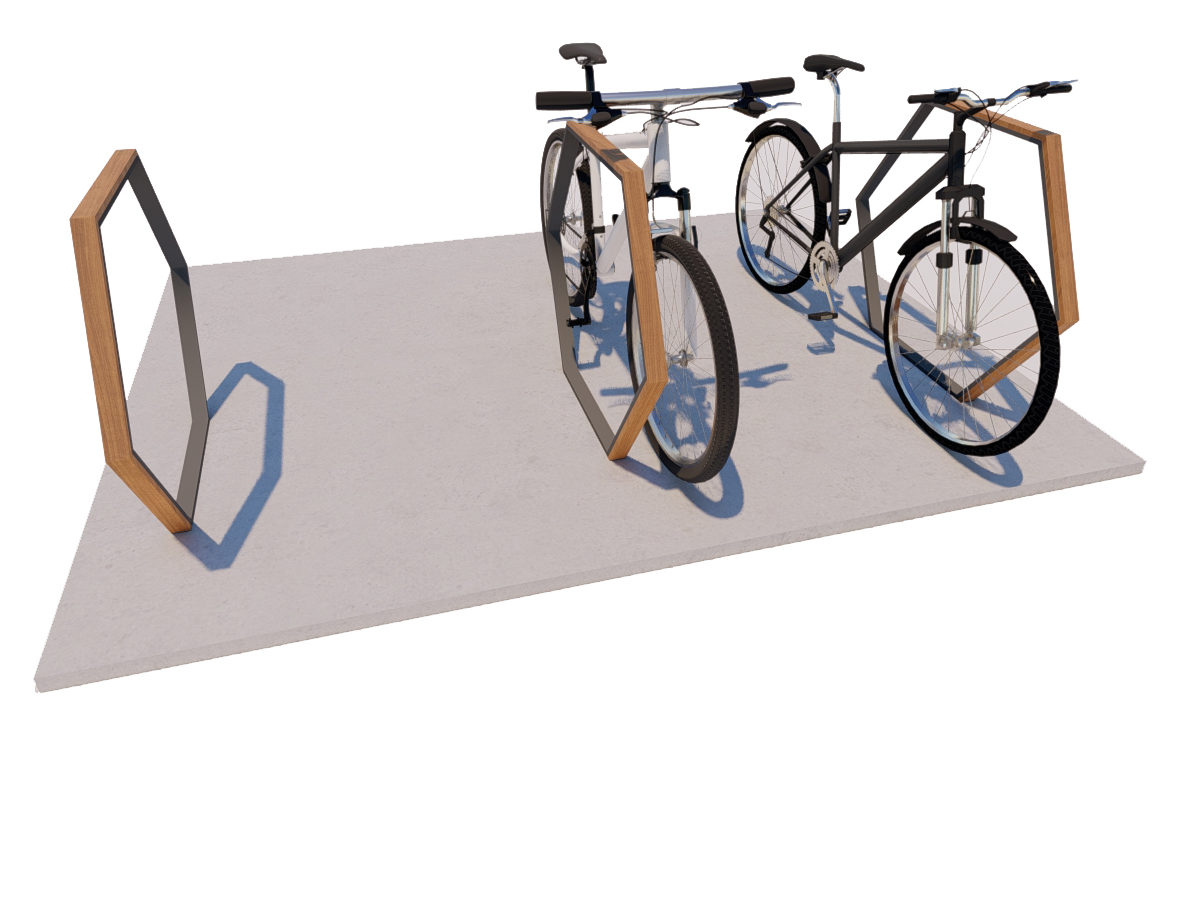 Hex Box Bicycle Rack